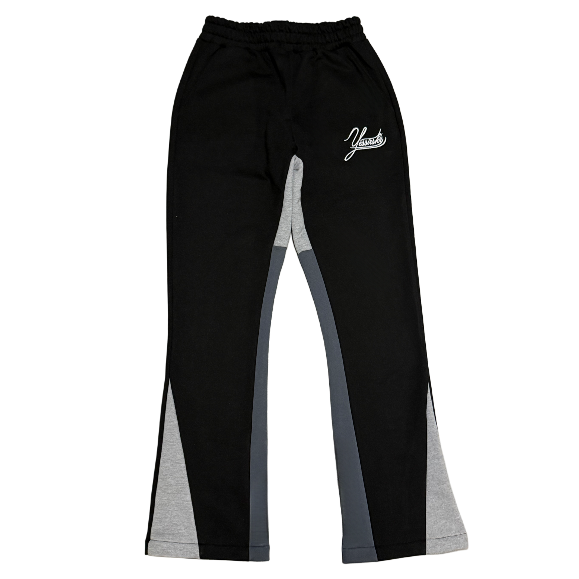 "Yessirskiii" BLACK FLARE PANTS 