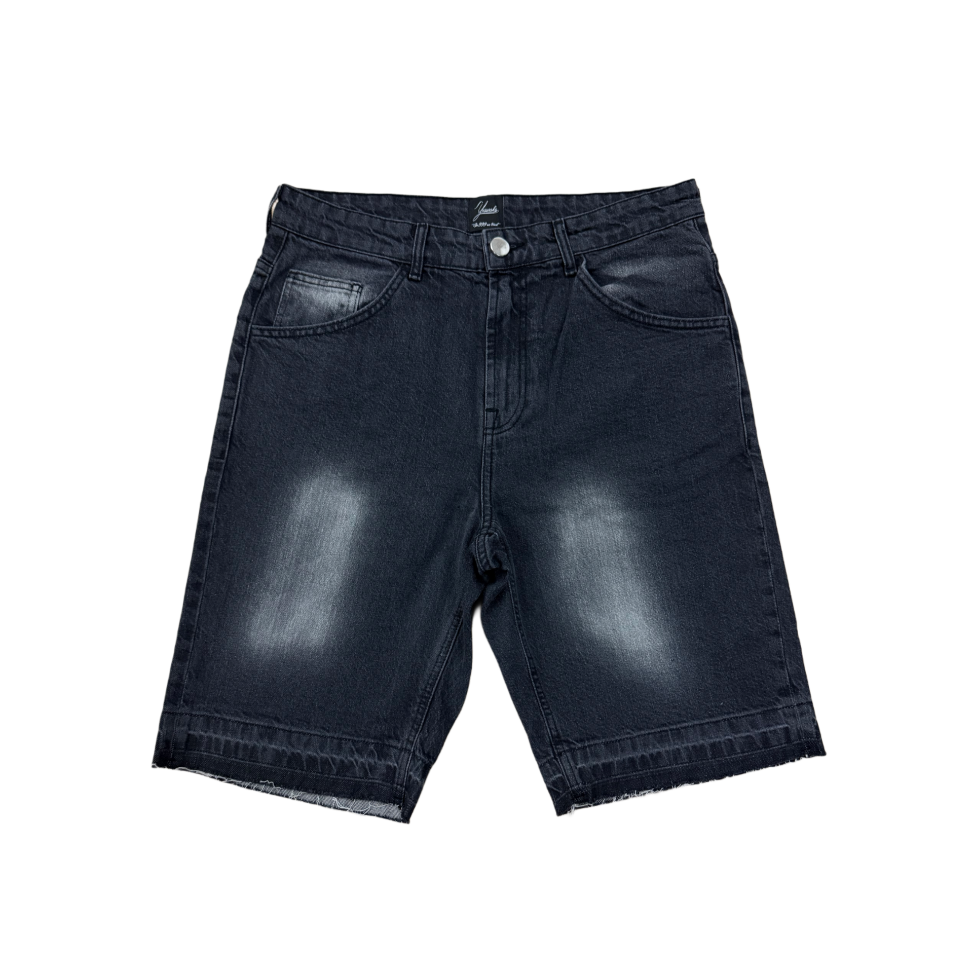 "YES SIR" BLACK JORTS