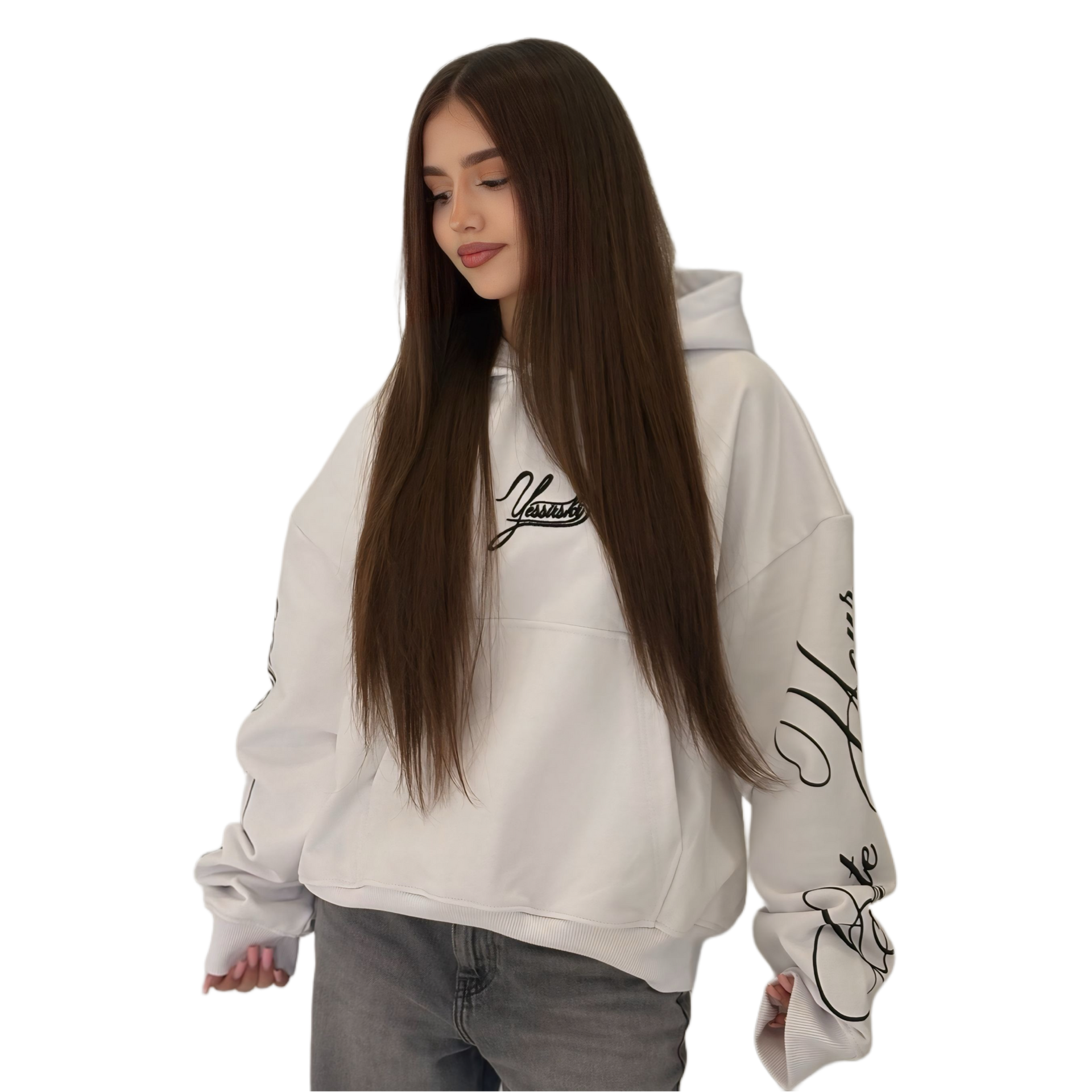 "Create Your Own Dreams" WHITE HOODIE