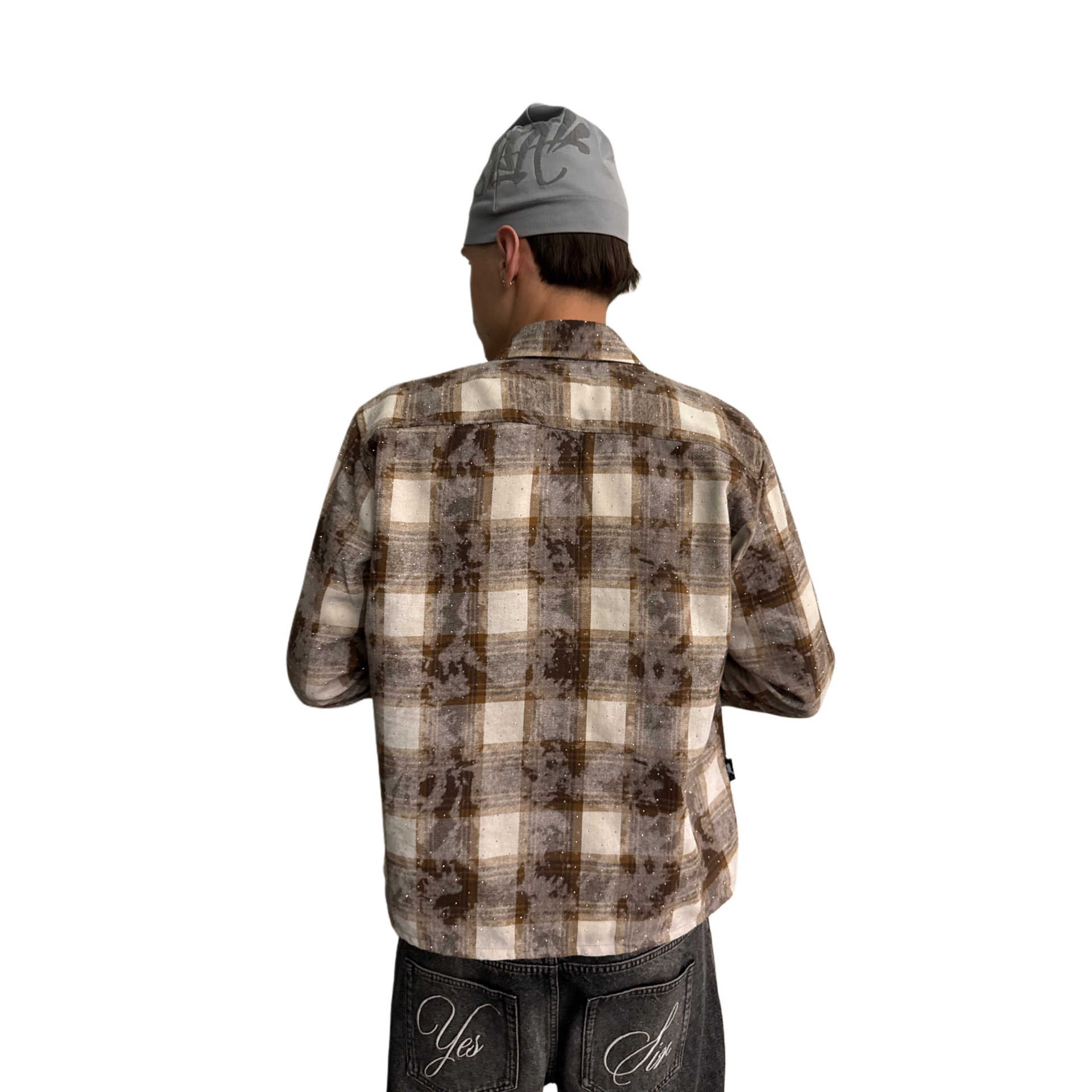 RHINESTONE FLANNEL