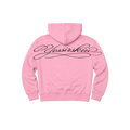 "Yessirskkiii" SIGNATURE PINK ZIP HOODIE(Зiп худi рожеве з вишивкою)