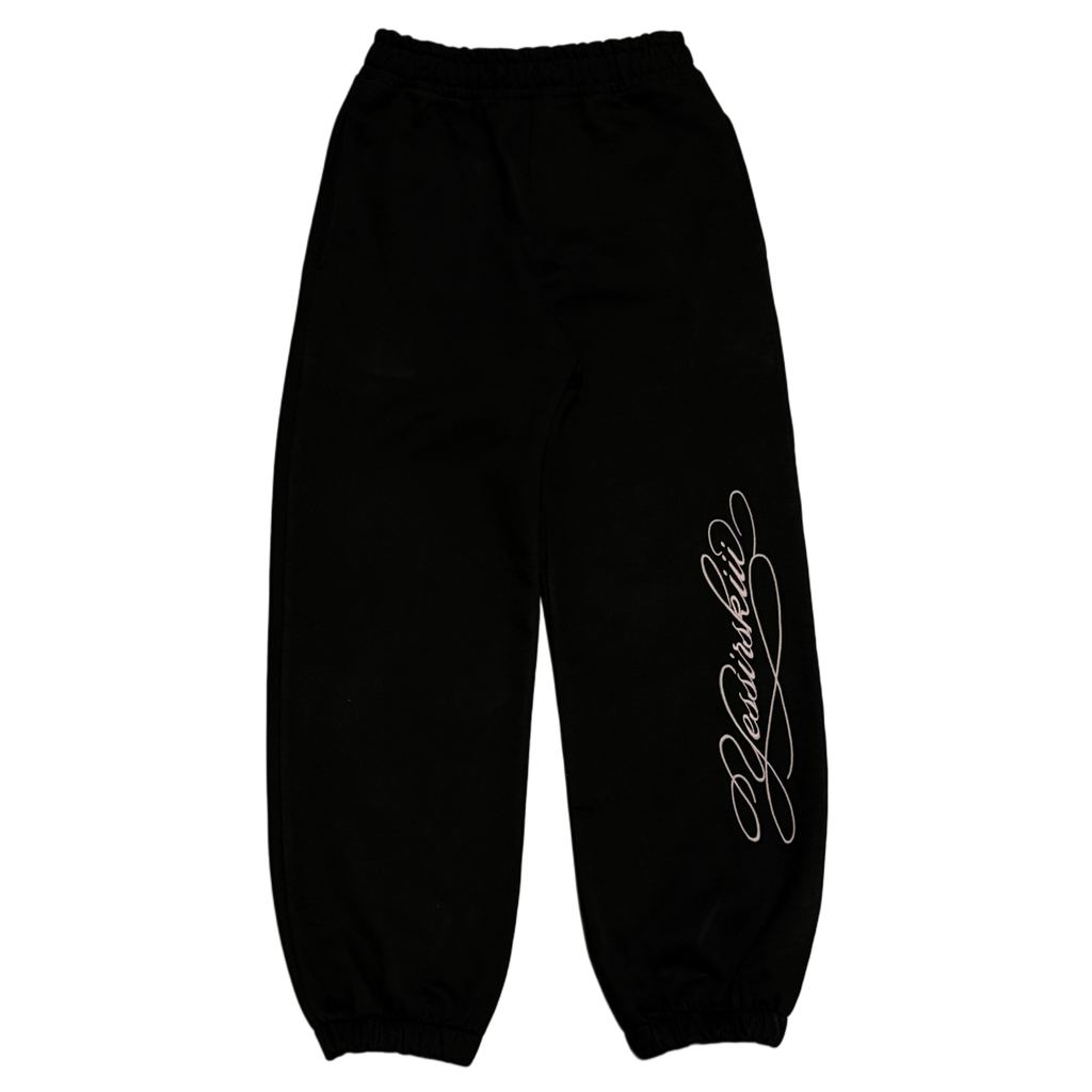"Yessirskiii" BLACK SWEATPANTS 