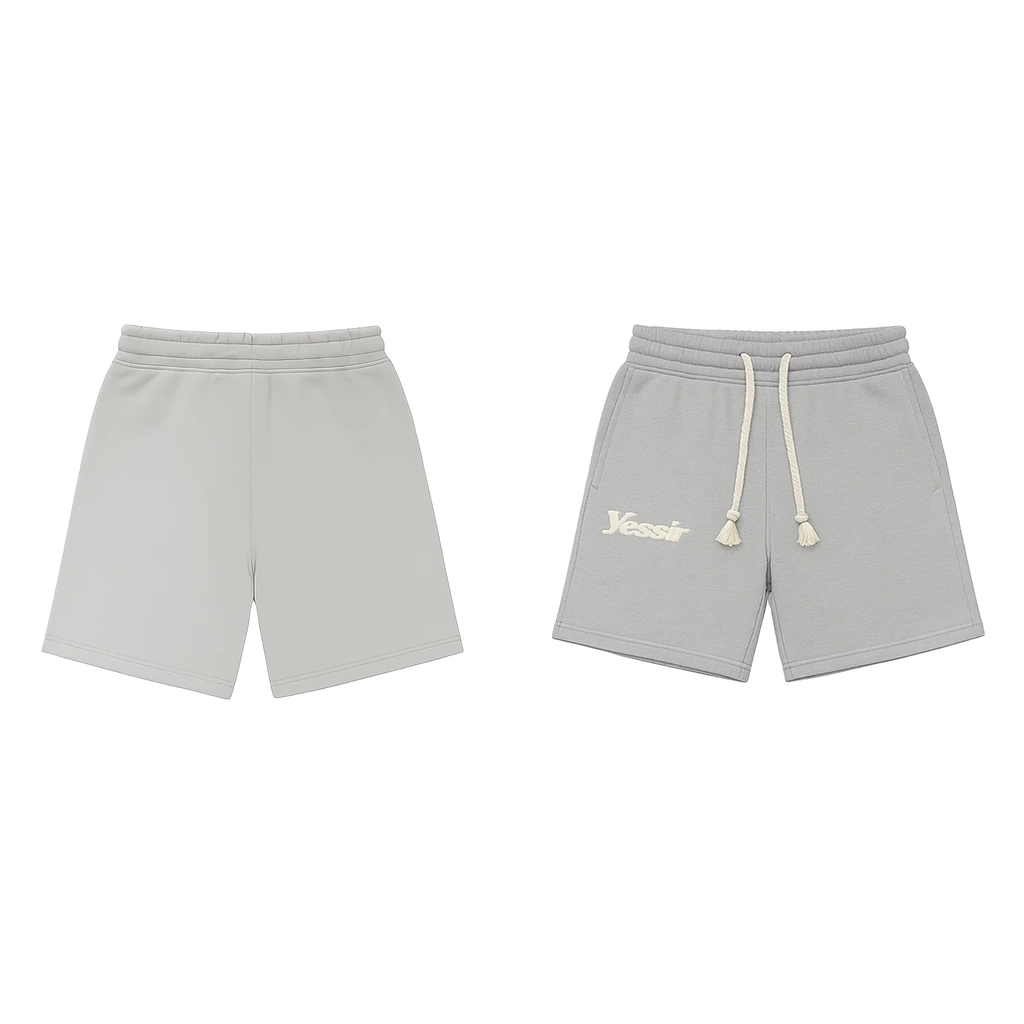 "YESSIR" ROPE LACES GREY SHORTS (Шорти Сірі)