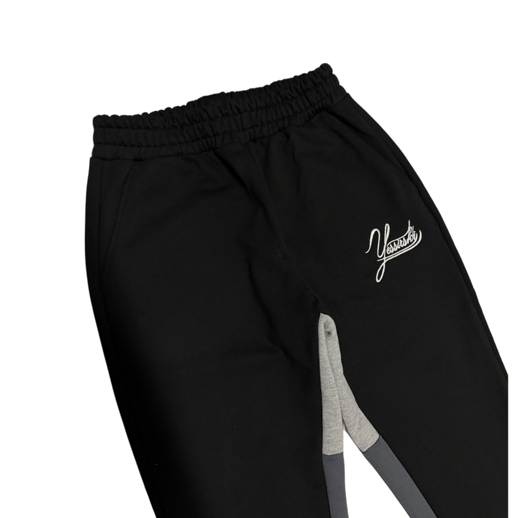 "Yessirskiii" BLACK FLARE PANTS 