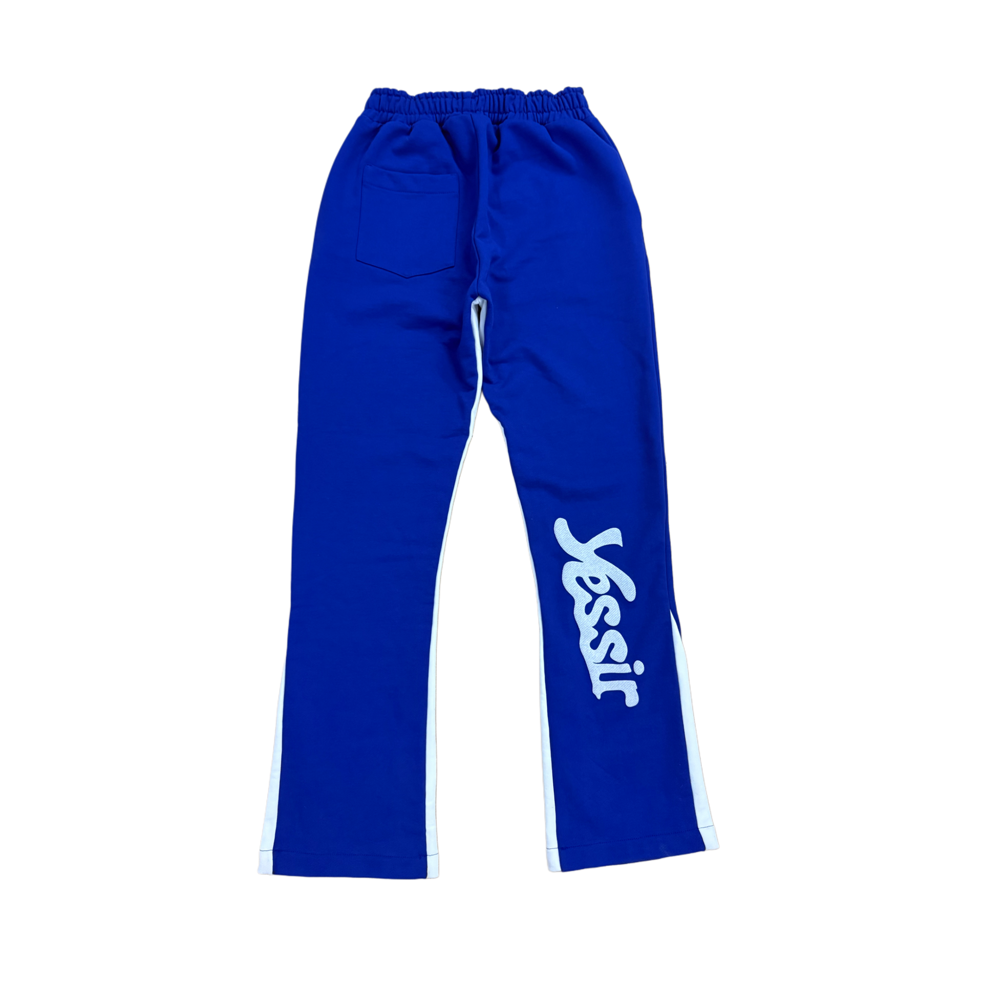 "YESSIR" BLUE FLARE PANTS