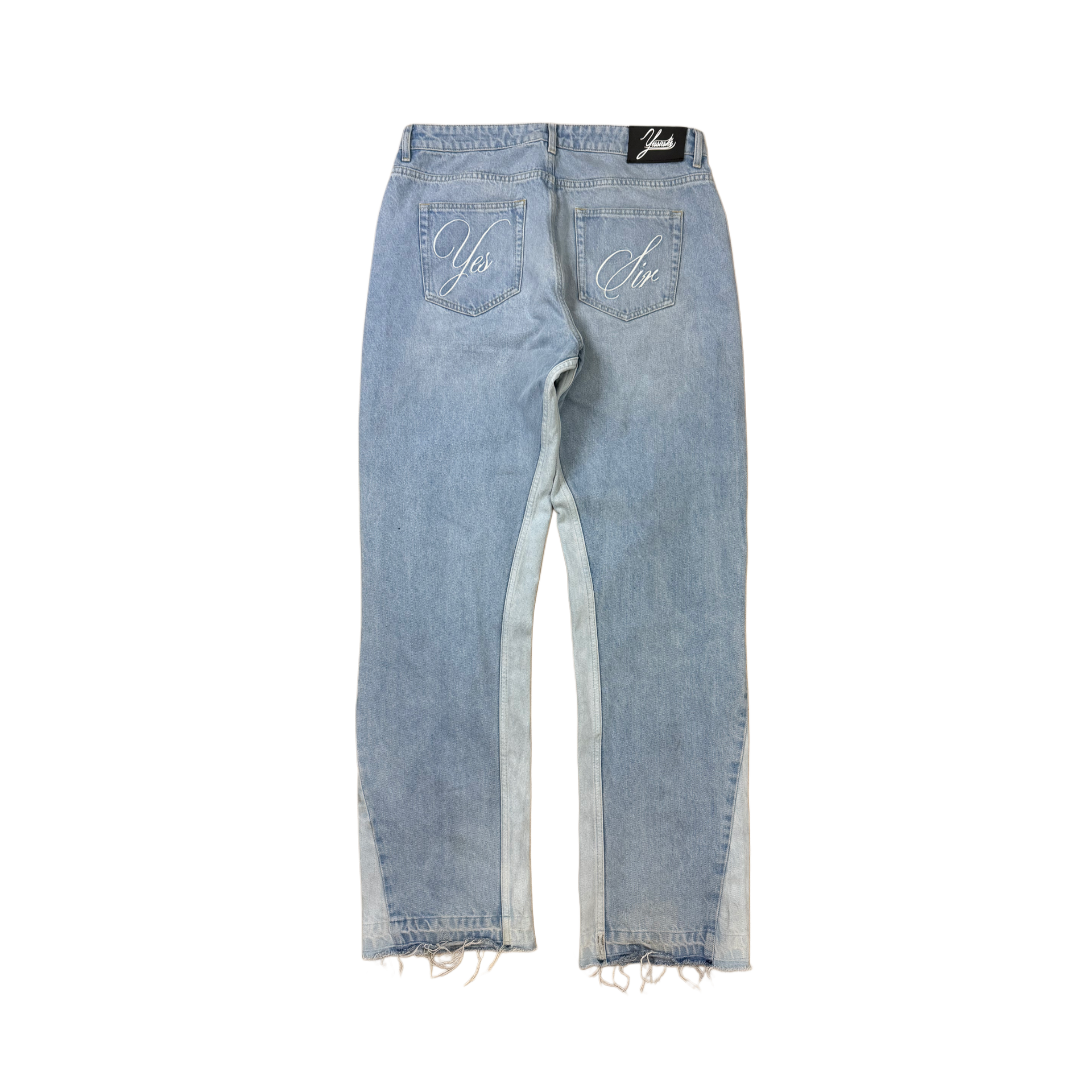 "YES SIR" FLARE JEANS
