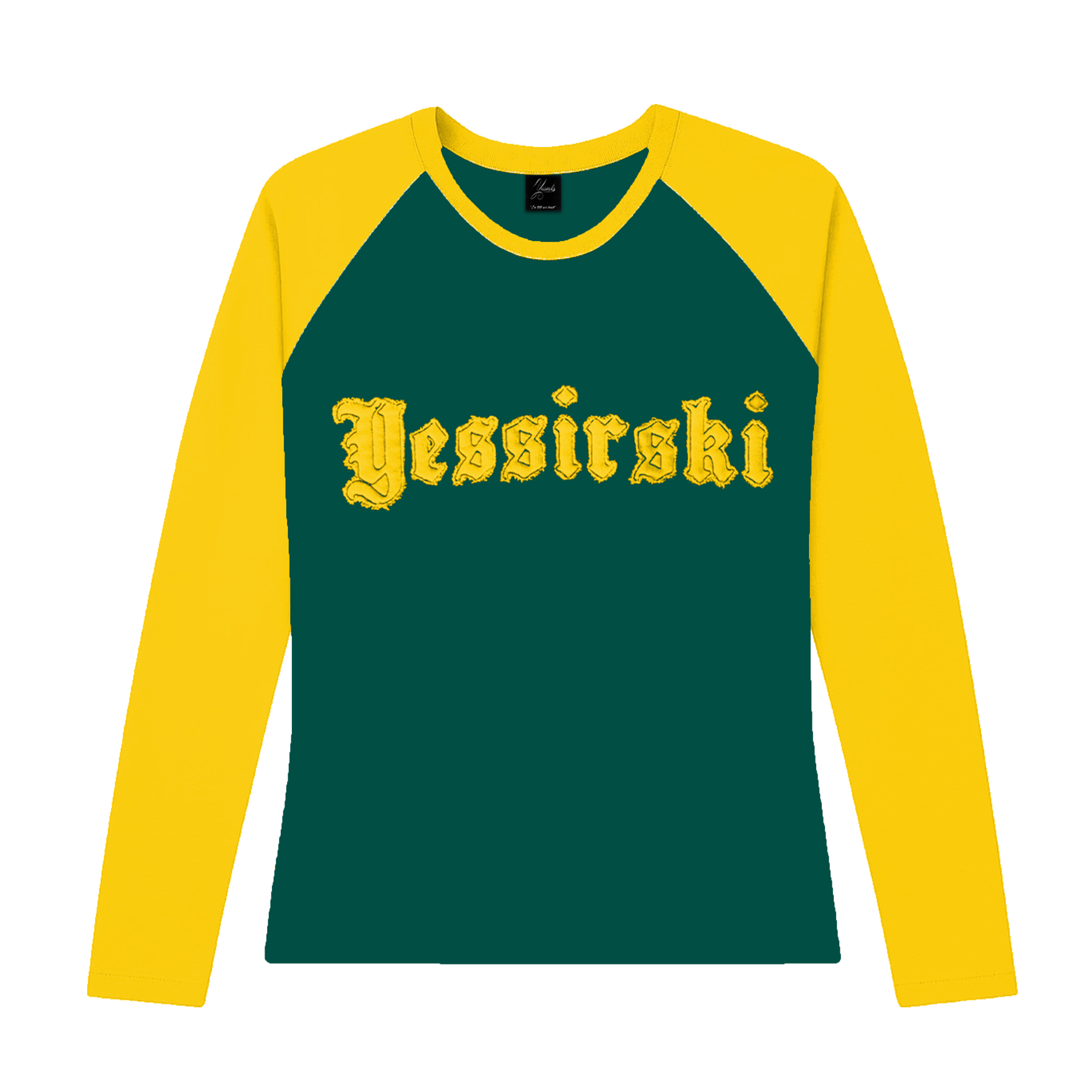 "Yessirskiii" BRAZIL WOMAN LONGSLEEVE (Women's longsleeve with applique)
