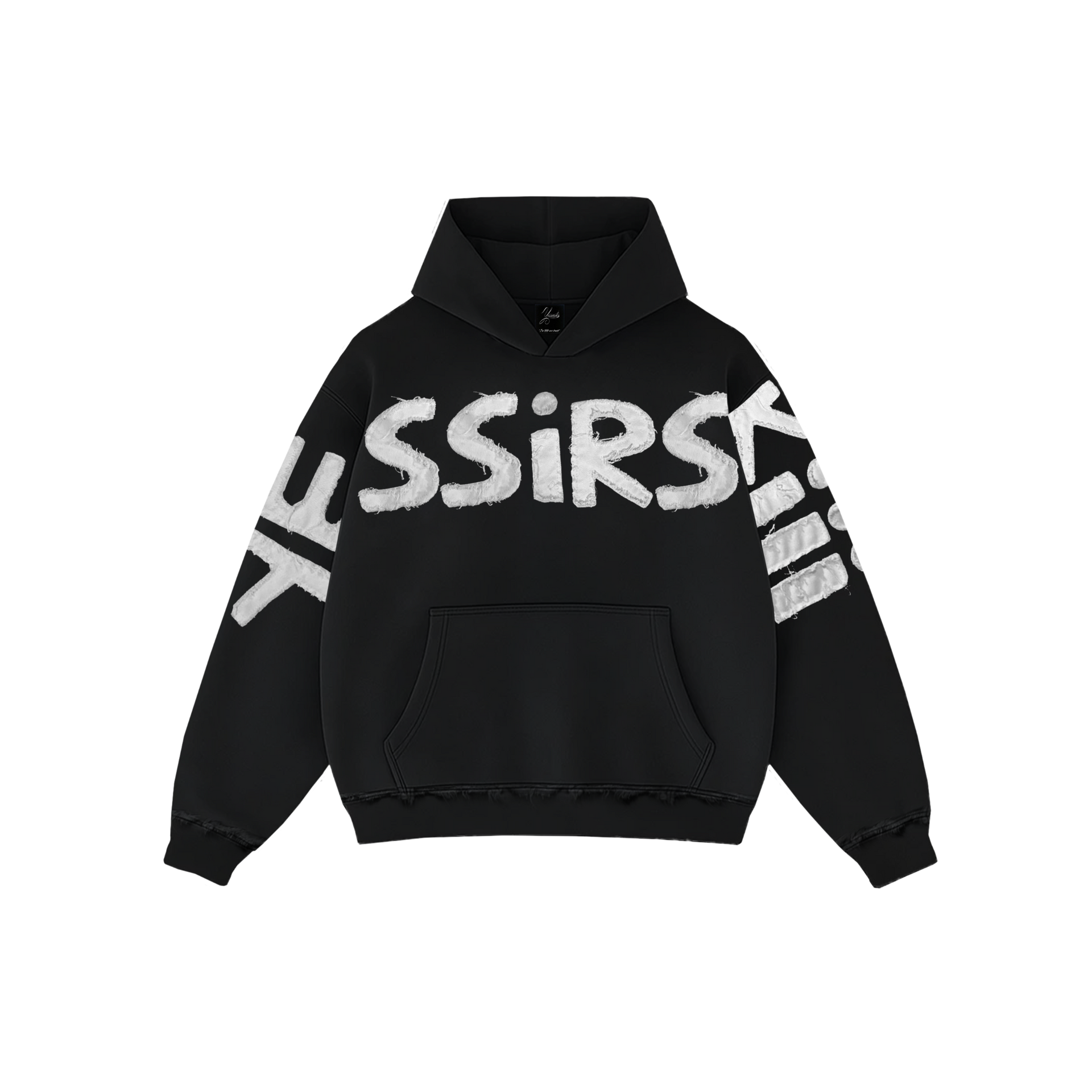 "YESSIRSKIII" BLACK HOODIE (Black Hoodie) 