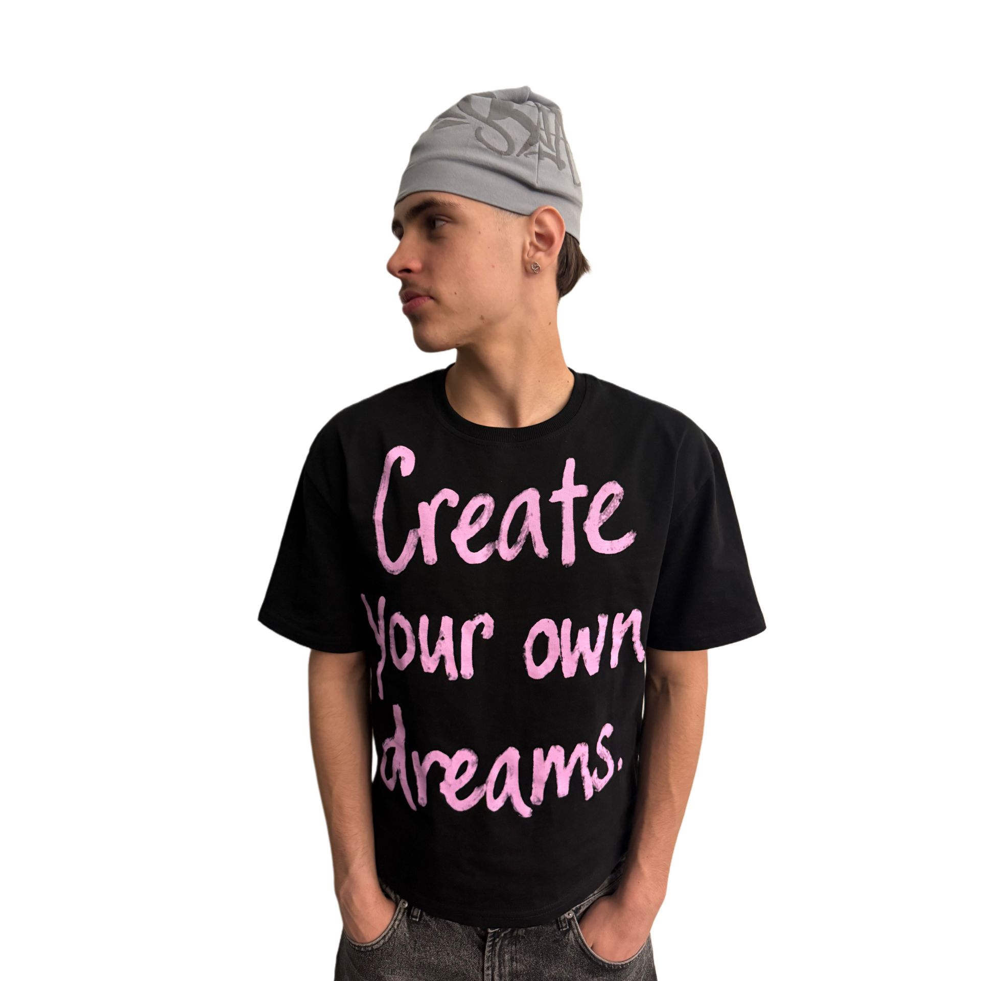 "Create your own dreams" BLACK TEE