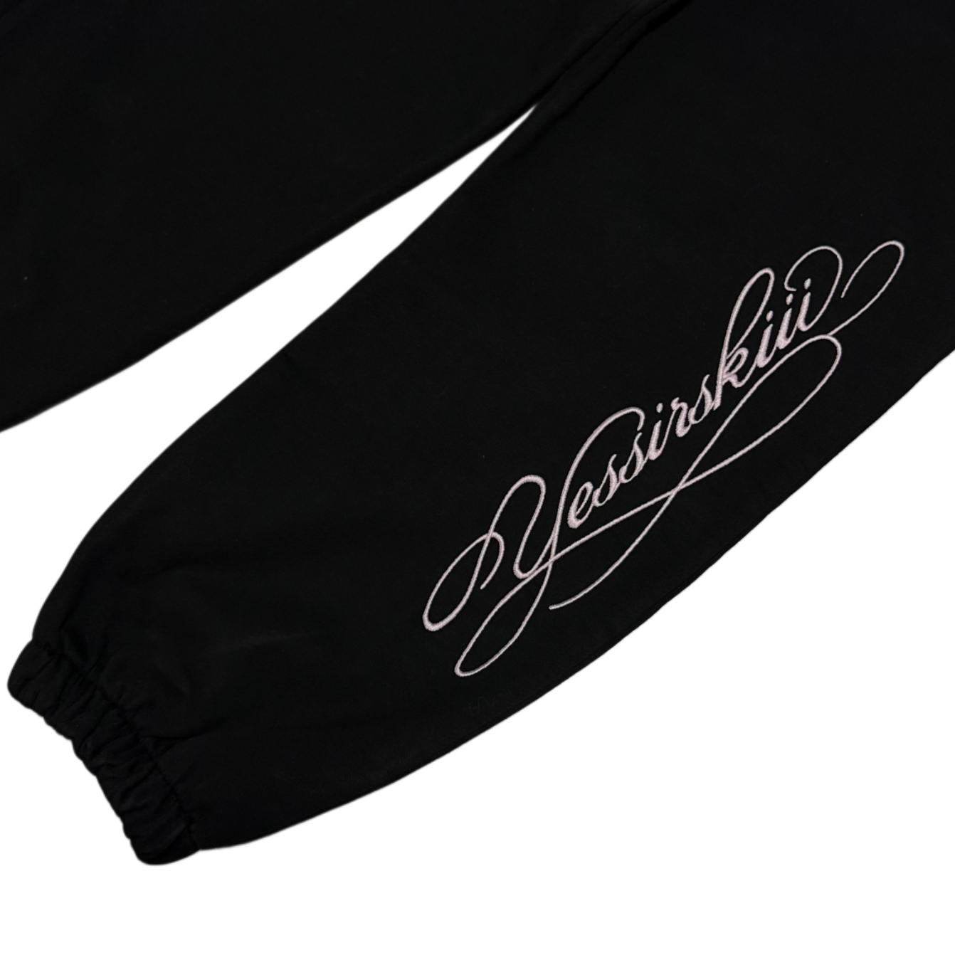 "Yessirskiii" BLACK SWEATPANTS 