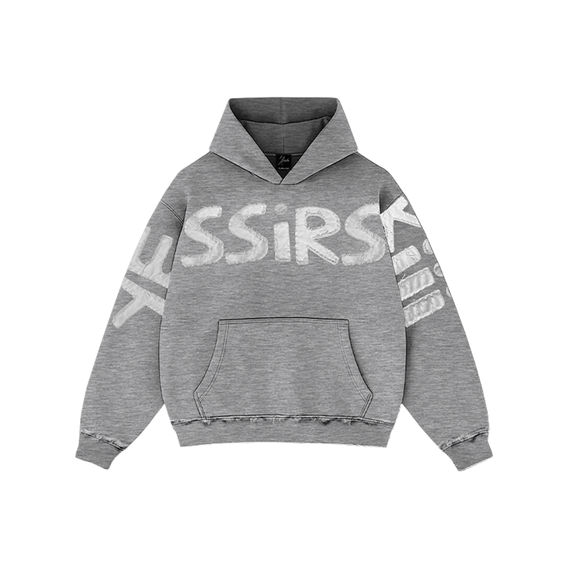 "YESSIRSKIII" GREY HOODIE (Grey hoodie)
