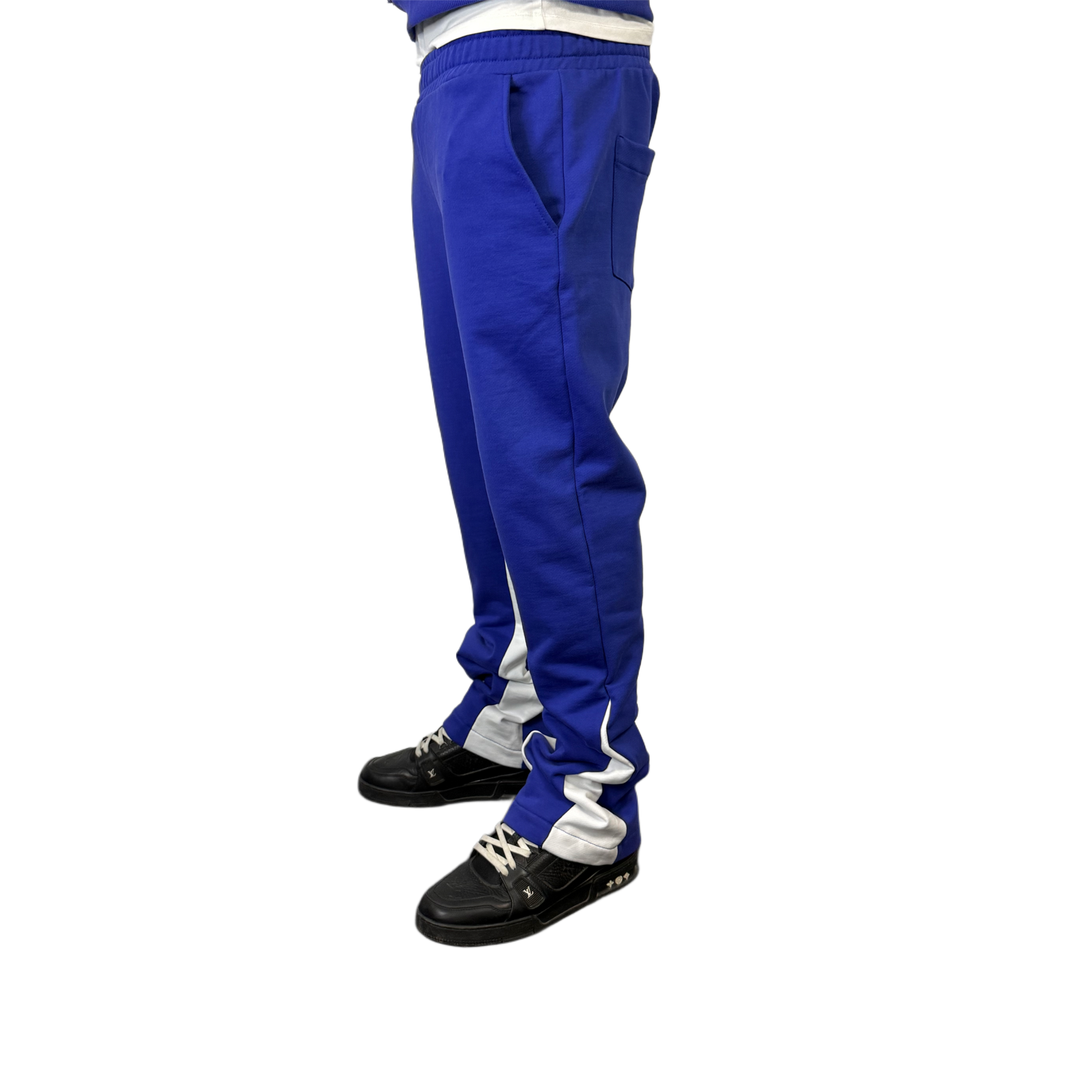 "YESSIR" BLUE FLARE PANTS