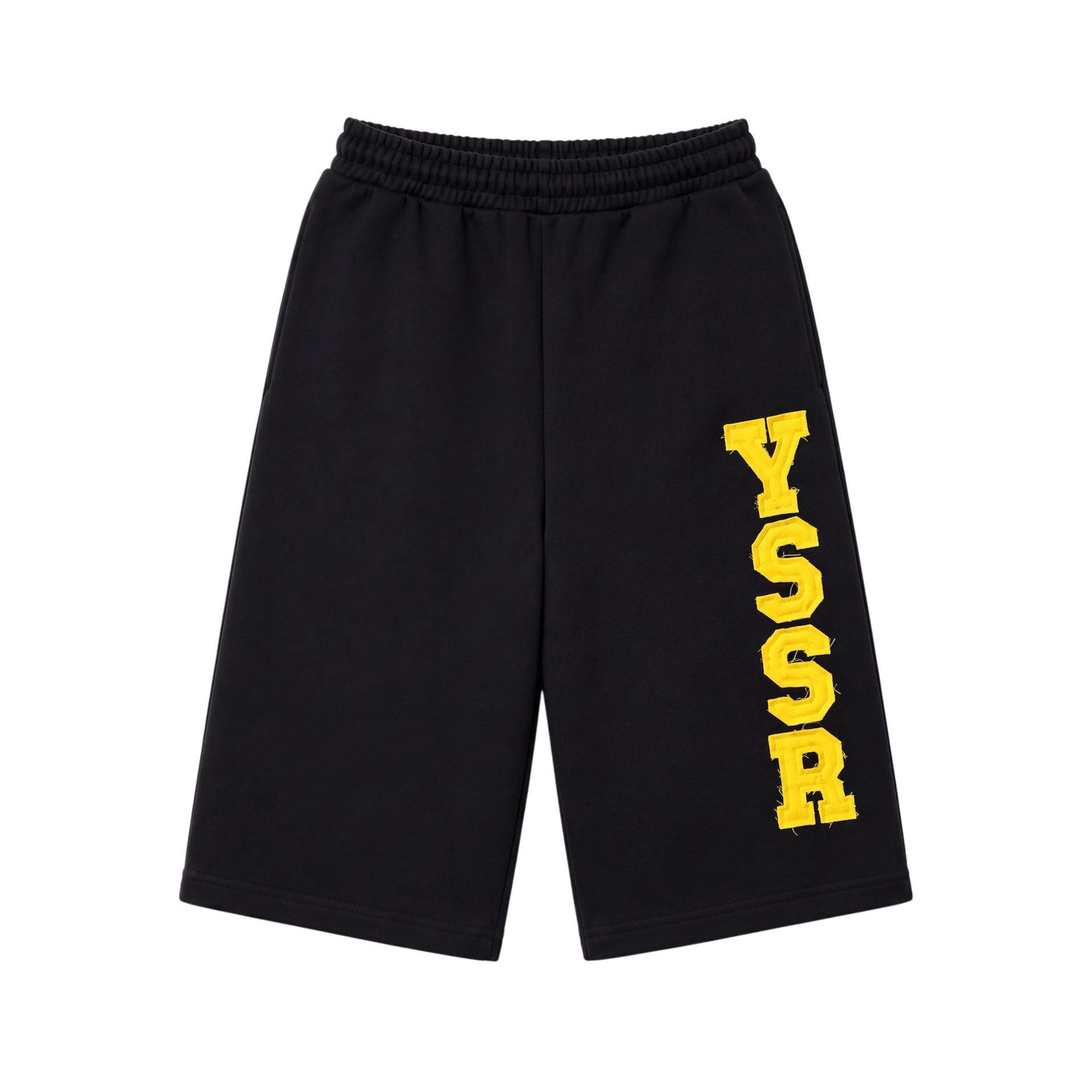 “YSSR” BLACK JORTS