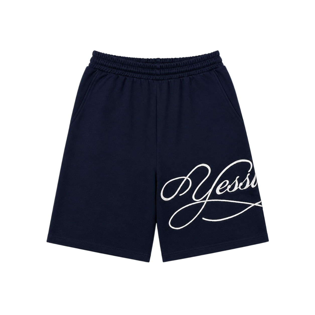 “Yessirski” SIGNATURE NAVY SHORTS