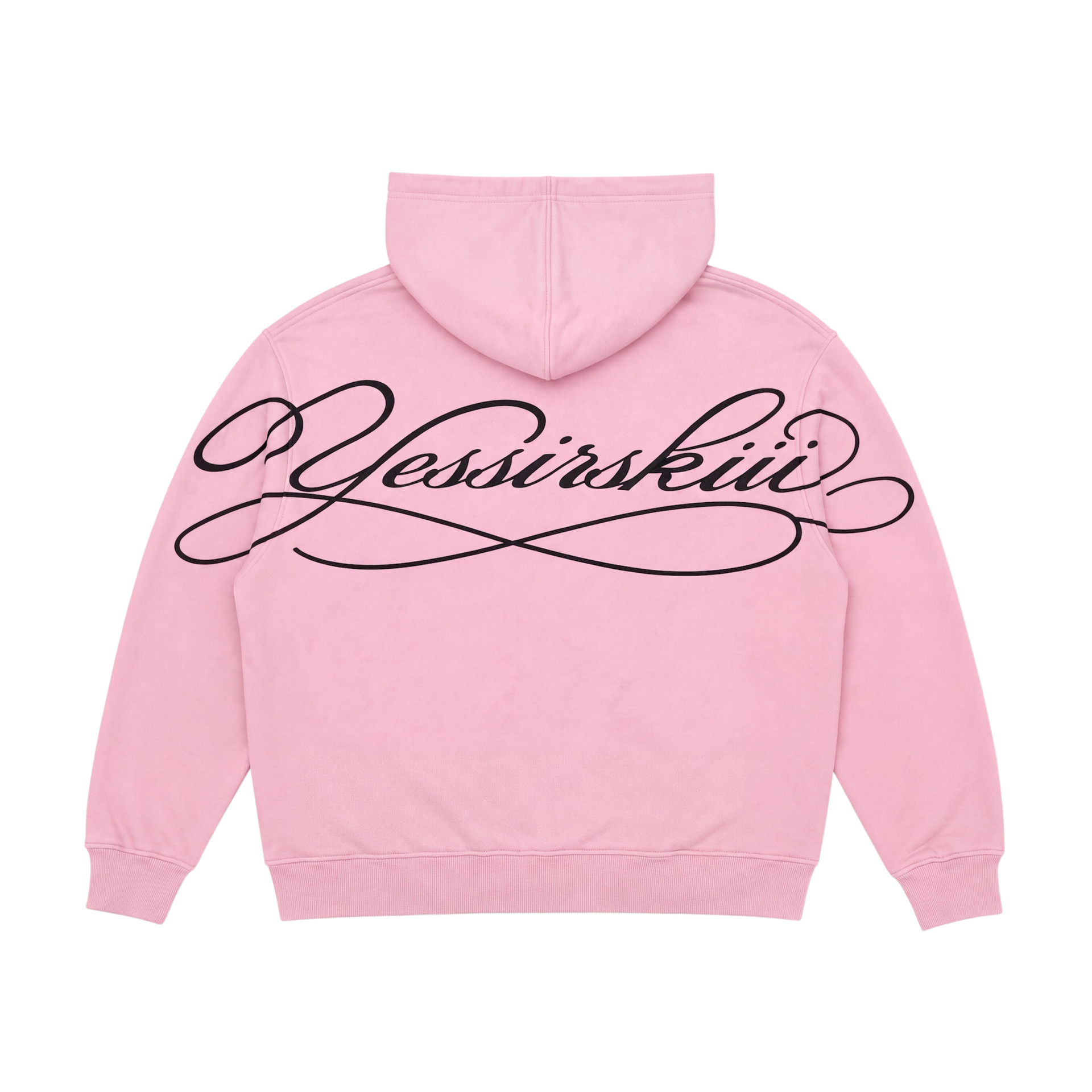 "Yessirski" SIGNATURE PINK ZIP HOODIE