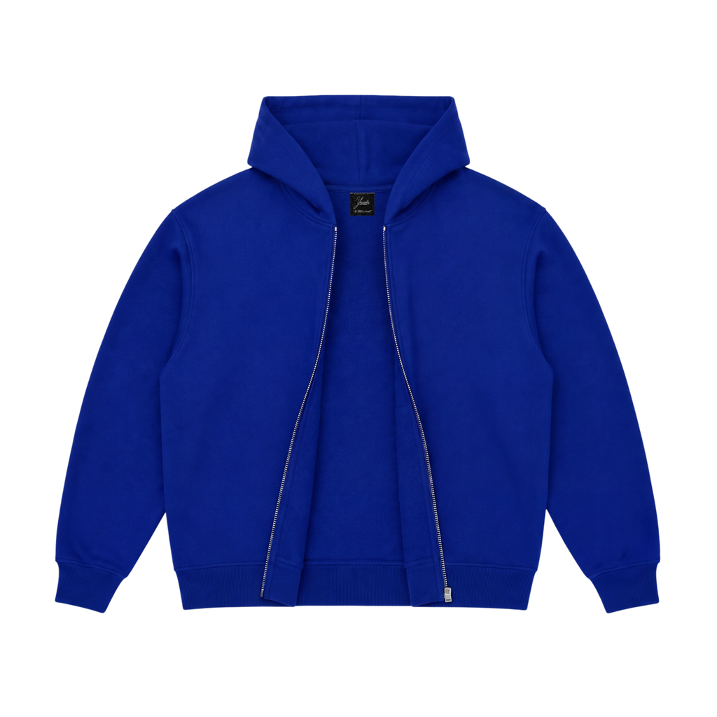 "Yessirski" SIGNATURE BLUE ZIP HOODIE