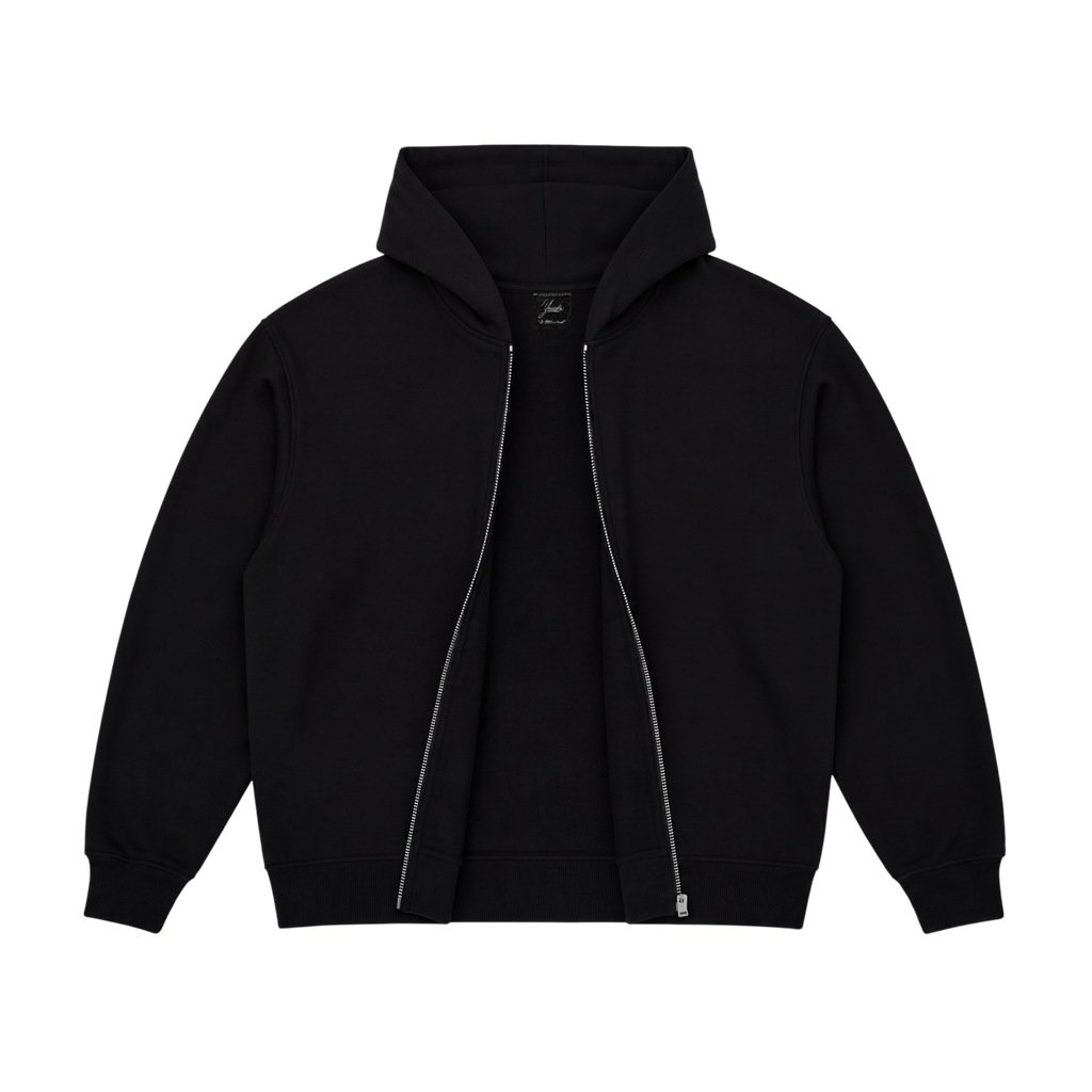 "Yessirski" SIGNATURE BLACK ZIP HOODIE