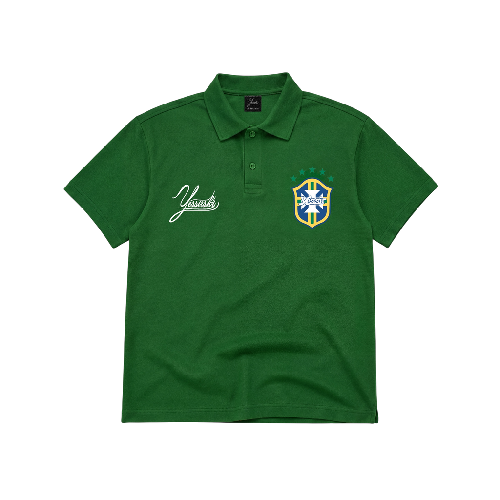 “Yessirski” BRASIL GREEN POLO