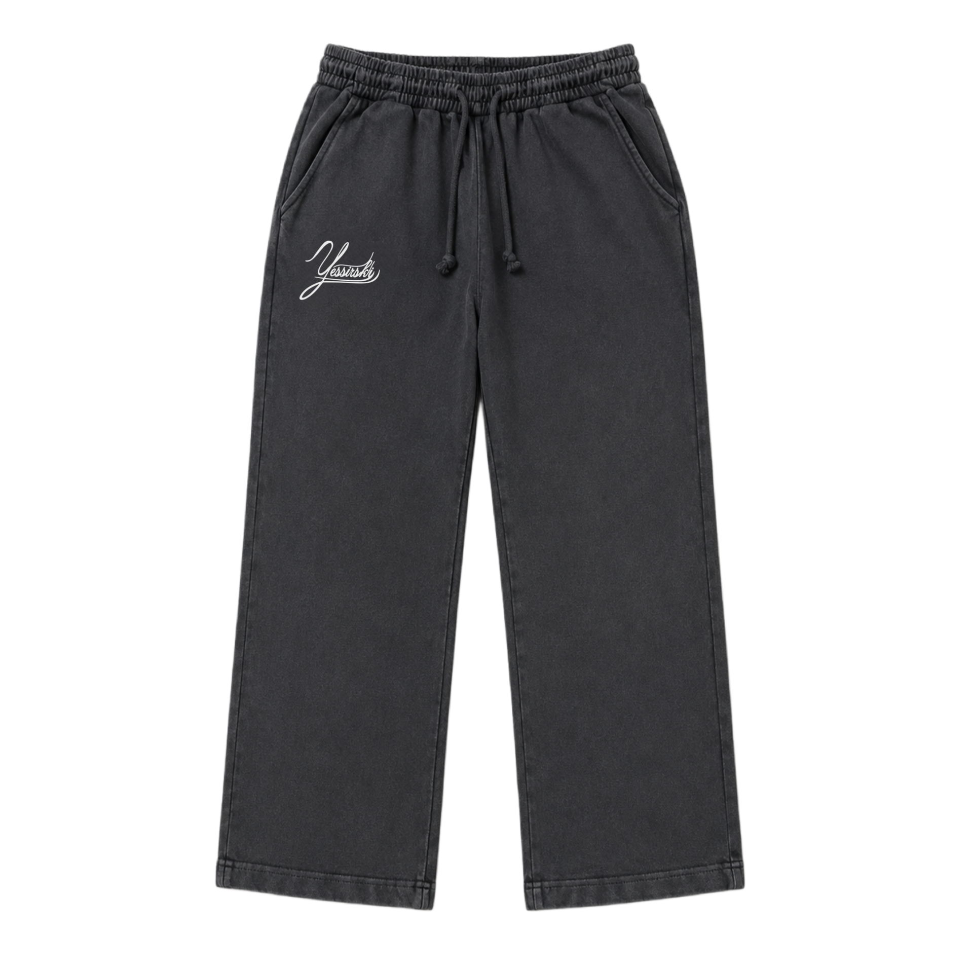 WASHED BASIC SWEATPANTS
