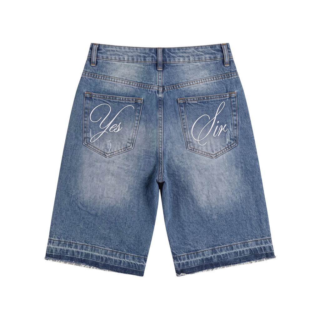 "YES SIR" BLUE JORTS