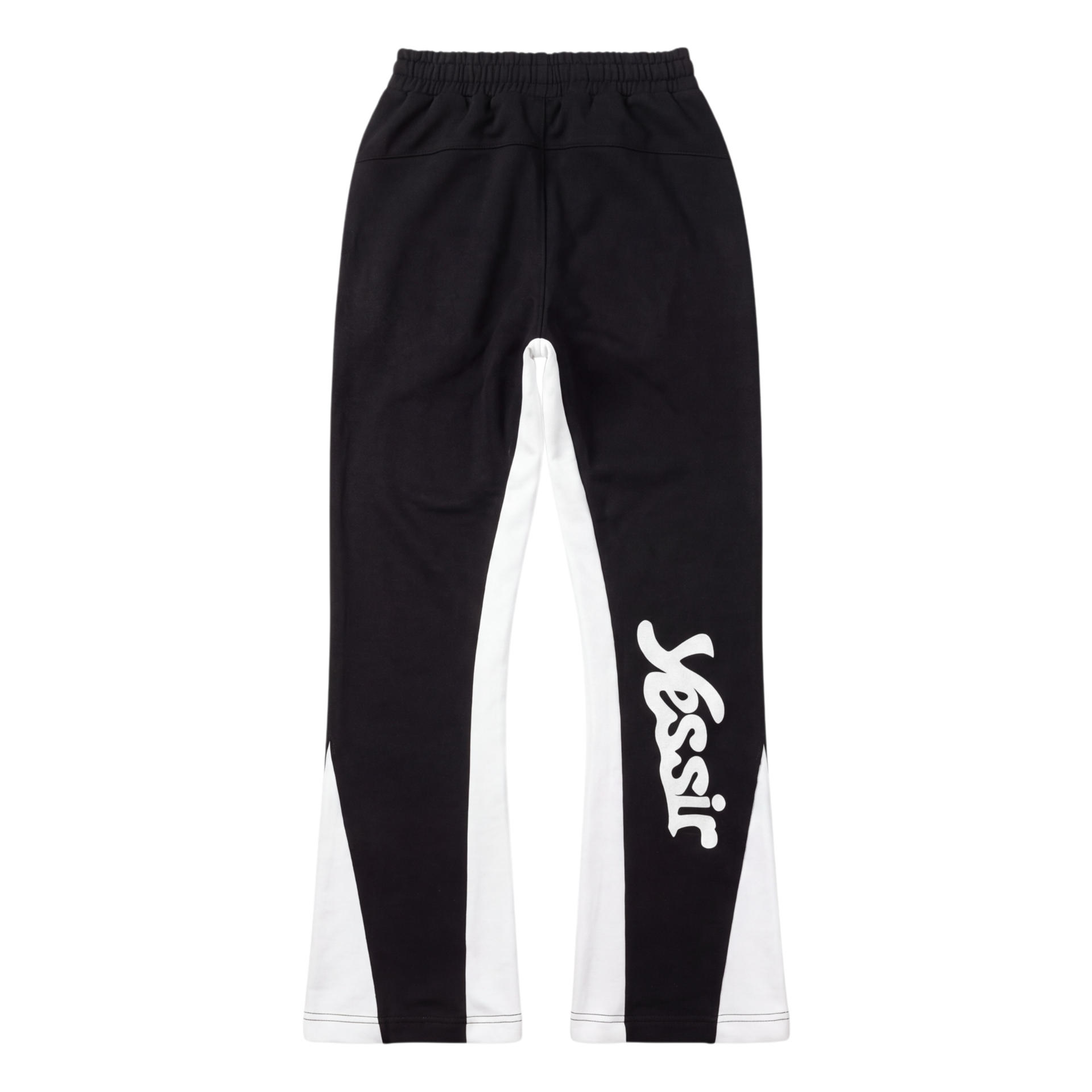 "YESSIR" BLACK FLARE PANTS