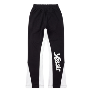 "YESSIR" BLACK FLARE PANTS