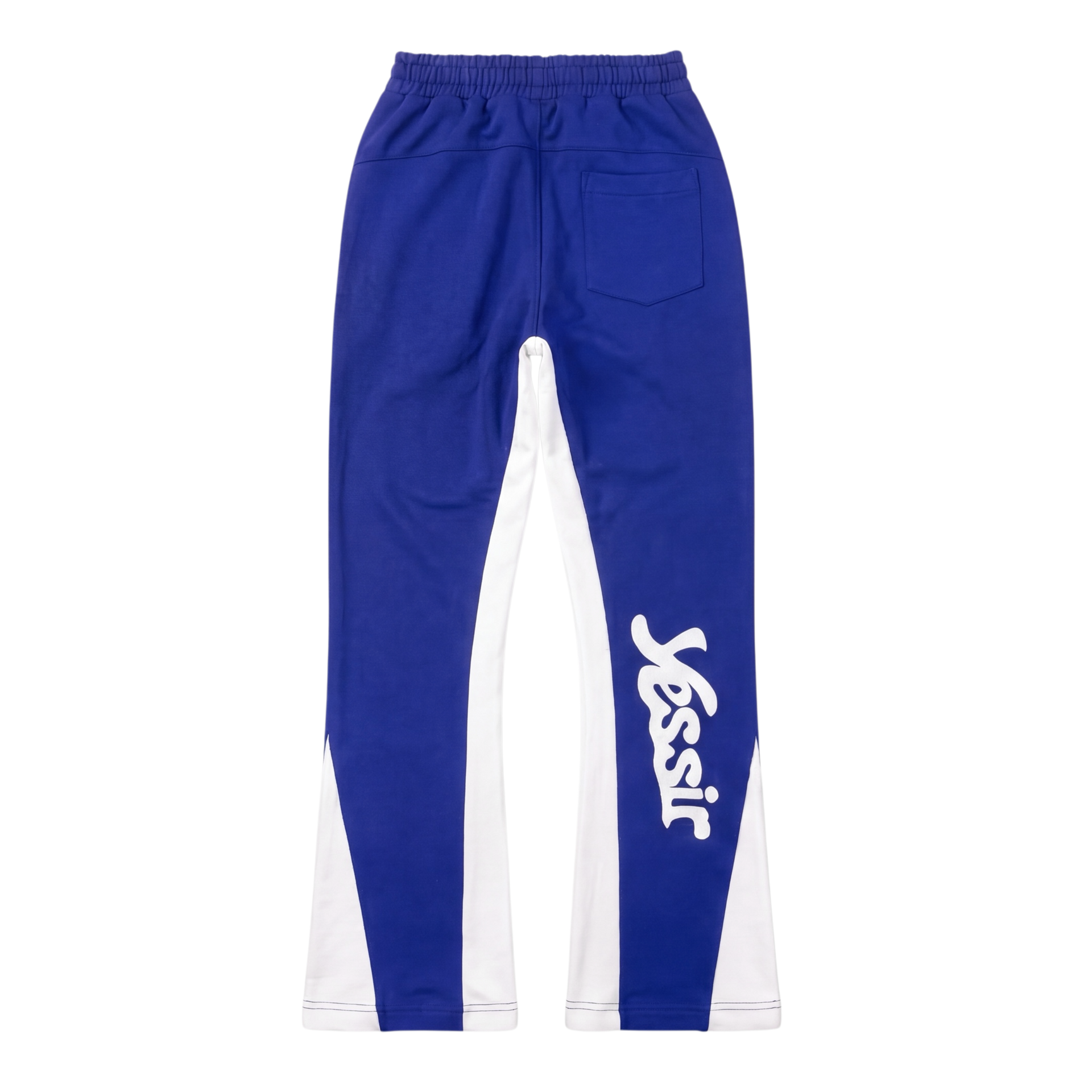 "YESSIR" BLUE FLARE PANTS