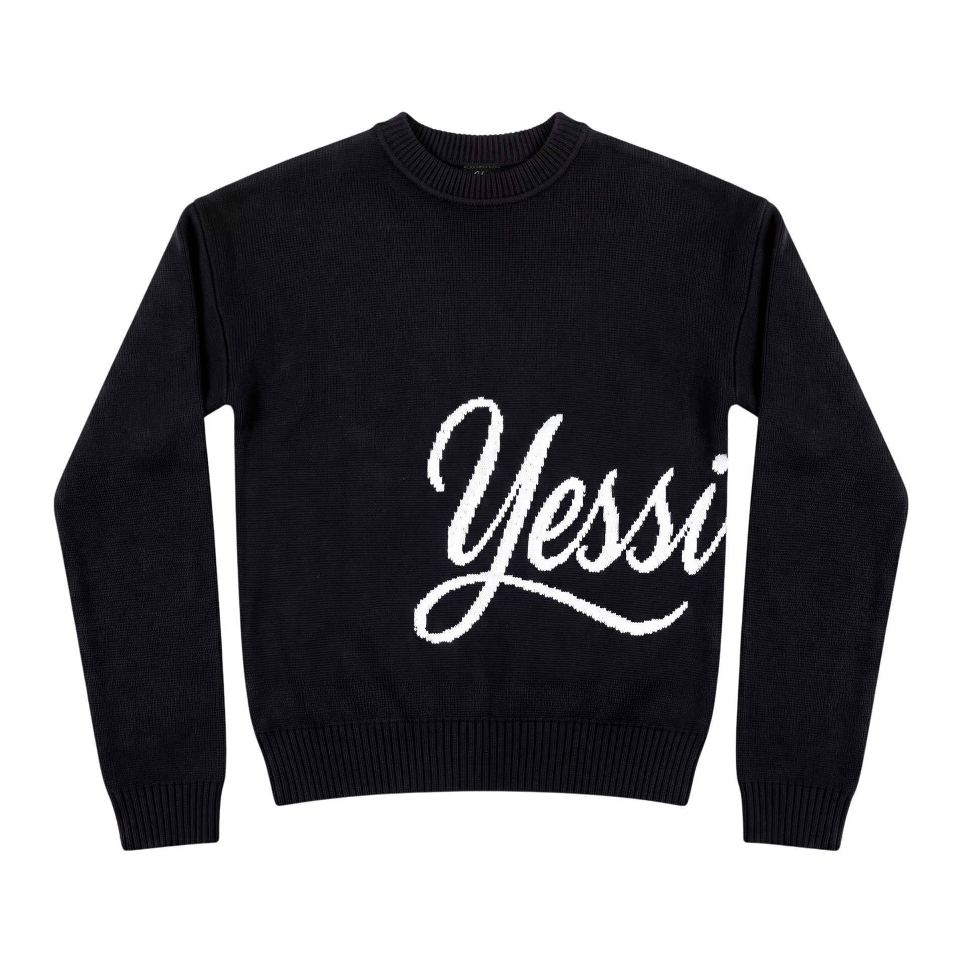 "Yessirskiii" BLACK SWEATER