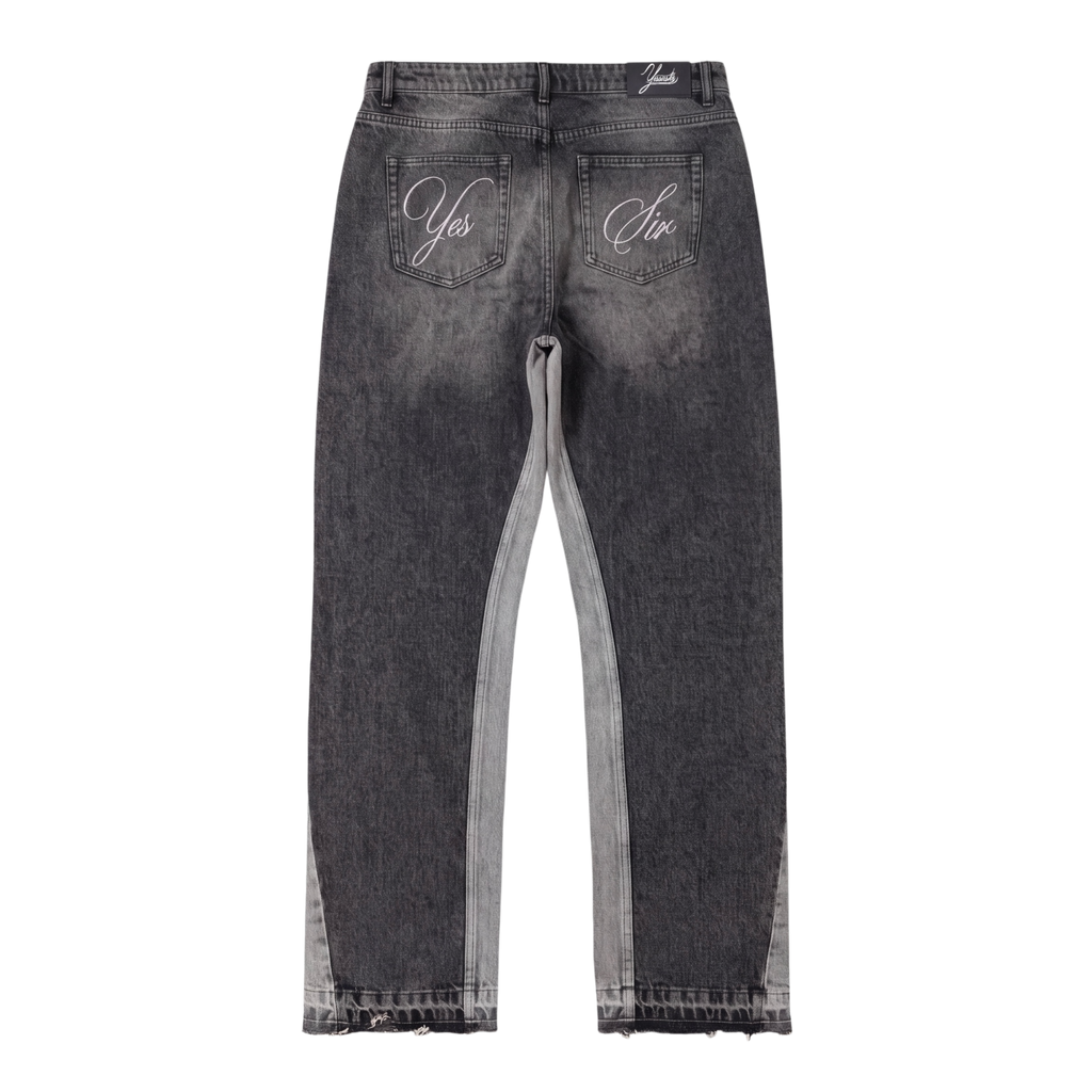 "YES SIR" FLARE JEANS