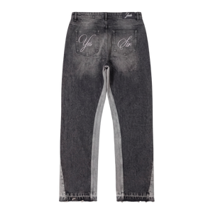"YES SIR" FLARE JEANS