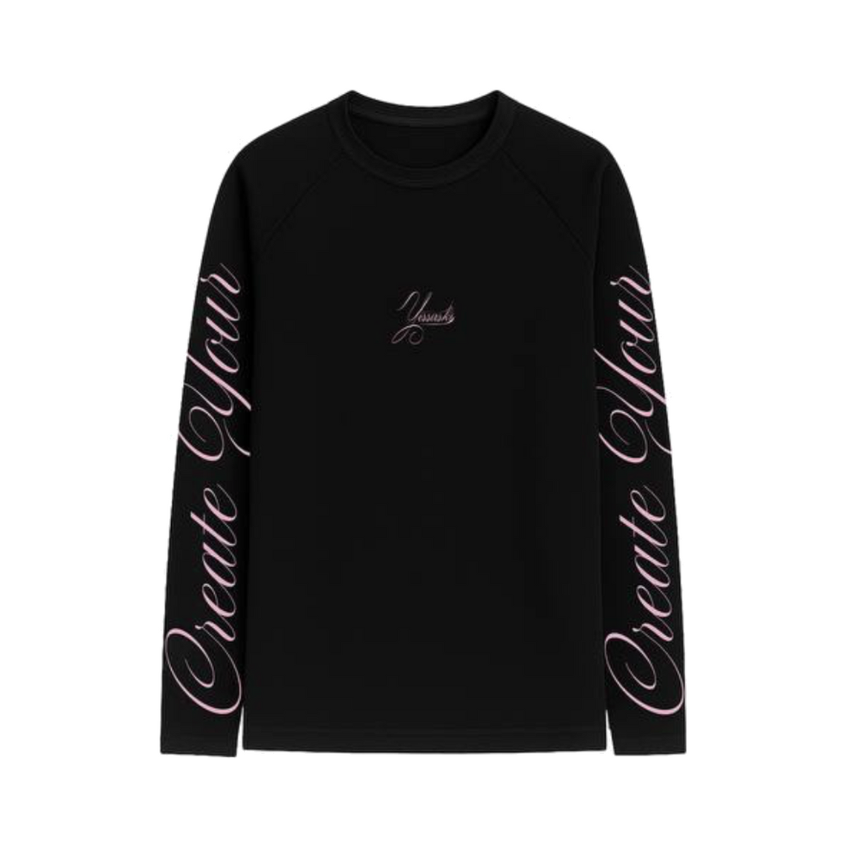 "Create your own..." LONGSLEEVE BLACK PINK