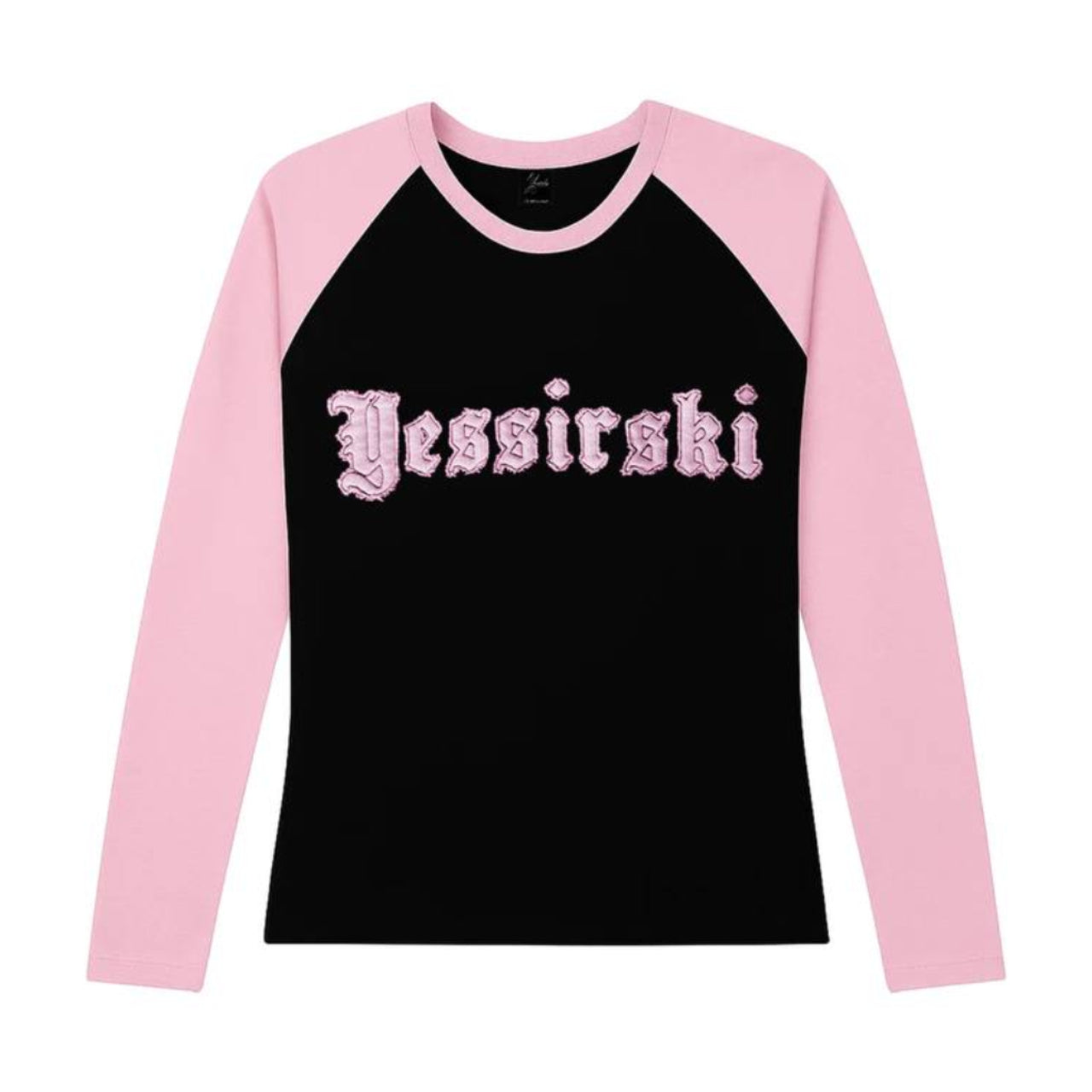 "Yessirski" LONGSLEVEE PINK BLACK