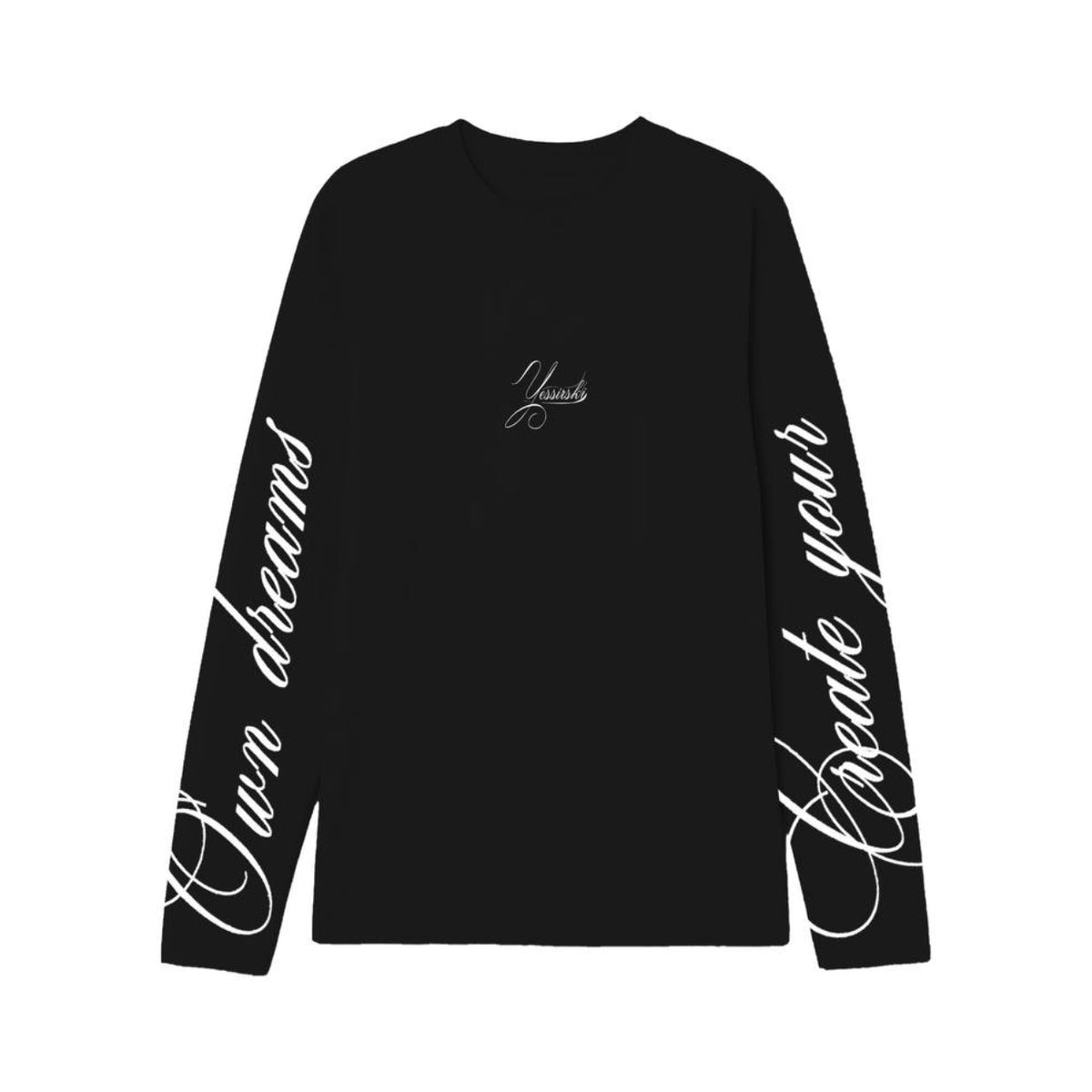 "Create your own..." LONGSLEEVE BLACK WHITE